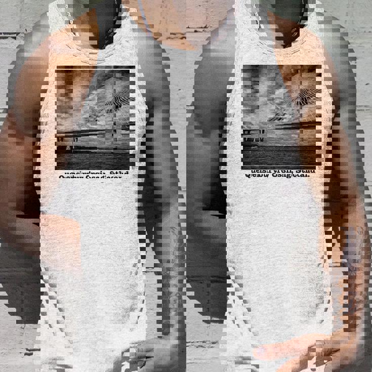 クイーンズベリークロッシング スコットランド 写真 風景 B&W ライト タンクトップ 彼への贈り物