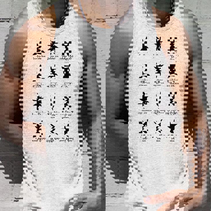 クールなタイプの忍者スターと手裏剣格闘技tシャツ タンクトップ 彼への贈り物