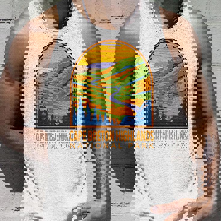 ケープブレトンハイランズ国立公園 カナダヴィンテージエンブレム 長袖tシャツ タンクトップ 彼への贈り物