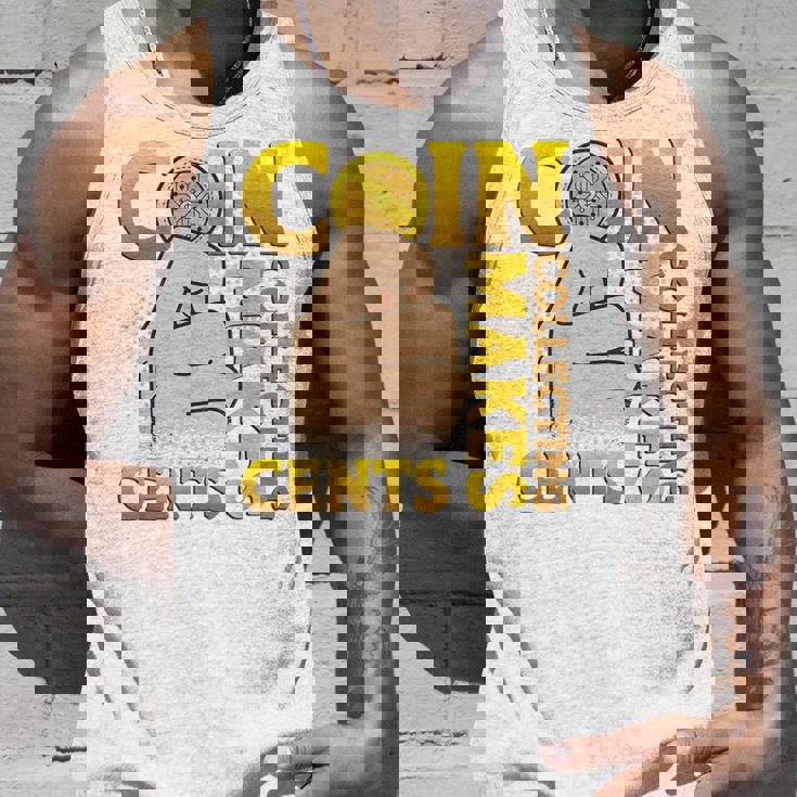 コイン収集はセント硬貨を集めるコインコレクター タンクトップ 彼への贈り物