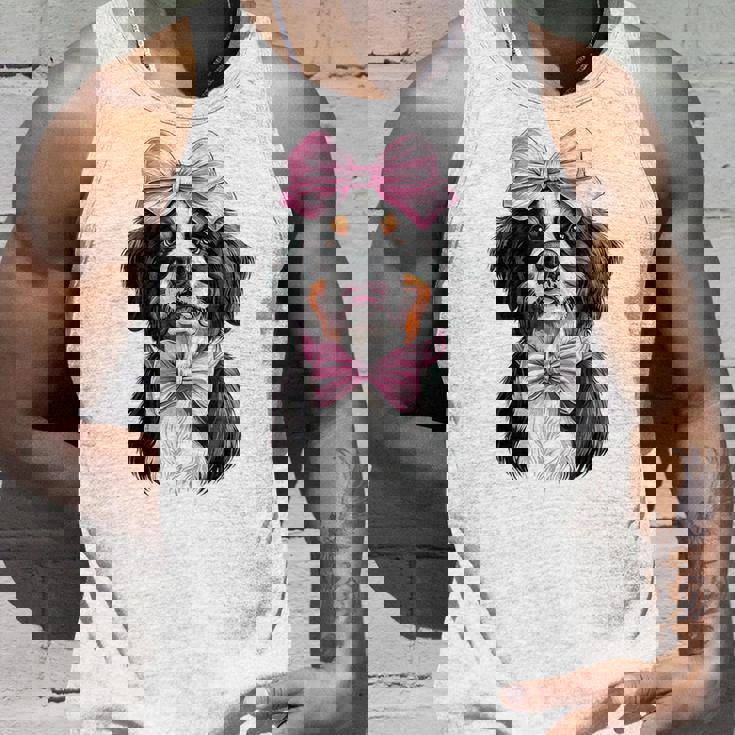 コケットボウ バーニーズマウンテンドッグ ママピンクリボンガール タンクトップ 彼への贈り物