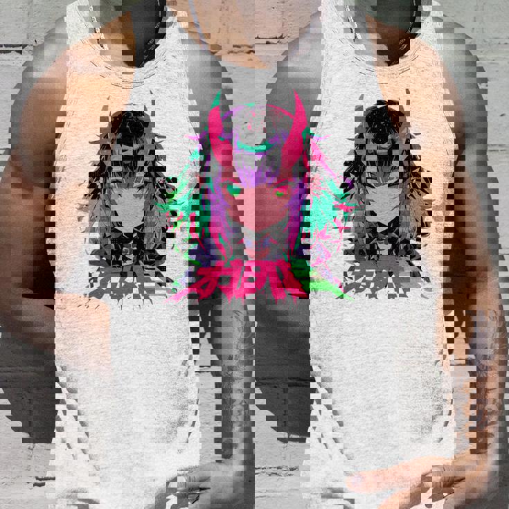 ゴシック アニメ 鬼 わいふ かわいい 日本 漫画 ヴェーパーウェア レトロ 長袖tシャツ タンクトップ 彼への贈り物