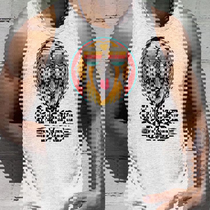 ゴールデンパパヴィンテージゴールデンレトリバー犬のための父親の日 タンクトップ 彼への贈り物