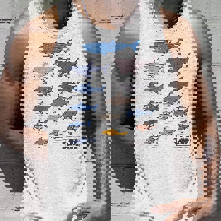 サメ図鑑 タンクトップ 彼への贈り物