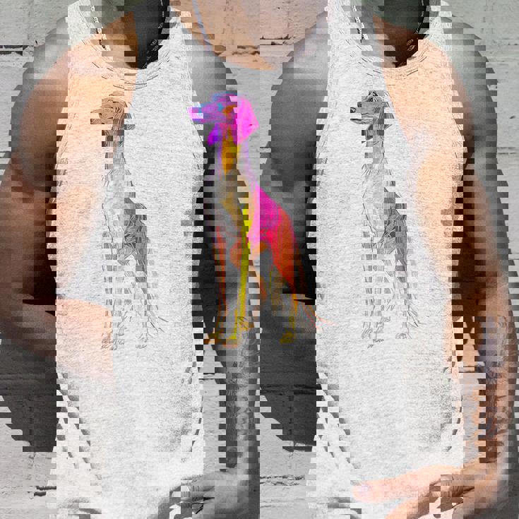 サルーキ 犬 モチーフ ペット 作品 サルーキ タンクトップ 彼への贈り物