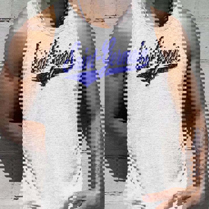 サンジェルマン バーシティ スクリプト クラシック スポーツ ジャージ タンクトップ 彼への贈り物