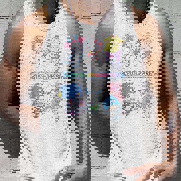 サンリオキャラクターズ サンリオキャラクター大賞デザイン 集合D タンクトップ 彼への贈り物