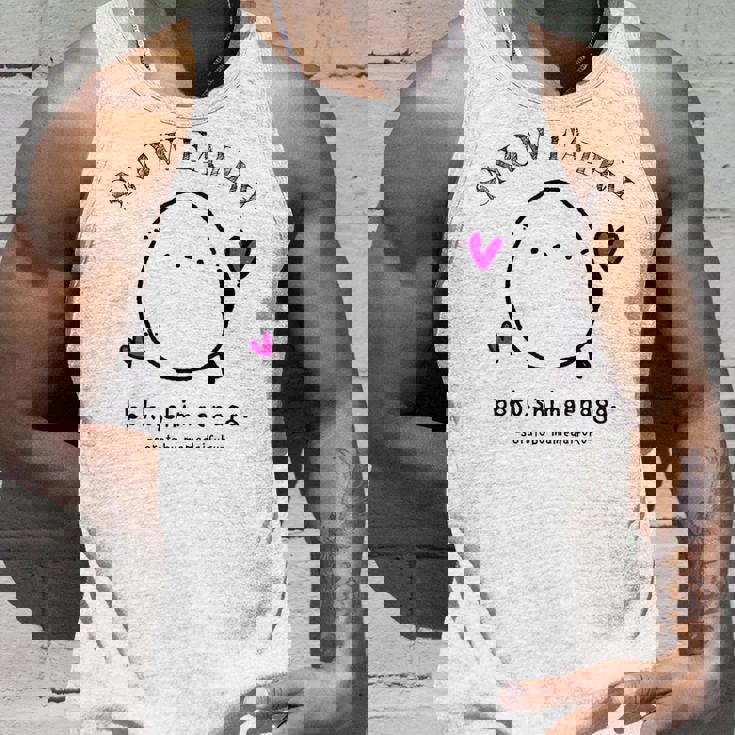 シマエナガ 北海道 雪の妖精 可愛い もふもふ ハート タンクトップ 彼への贈り物