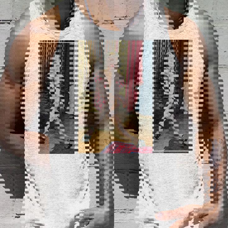 シンディ・ローパー Usポップシンガー 1993年 写真撮影 タンクトップ 彼への贈り物