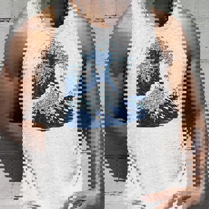 シーズーの偉大な波 タンクトップ 彼への贈り物