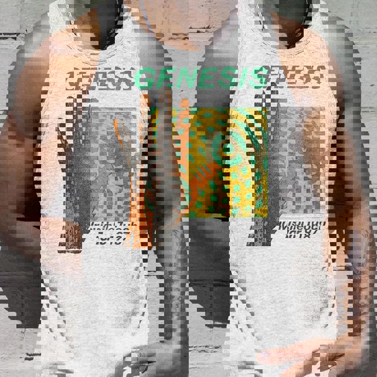 ジェネシスインビジブルタッチツアーロックバンドミュージック タンクトップ 彼への贈り物