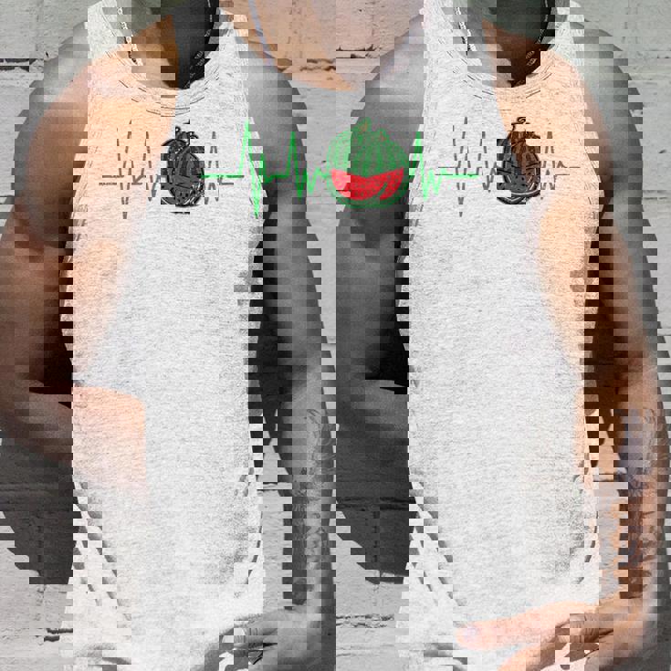 スイカ 農家 ハートビート ガーデニング 果物 農業 庭師 長袖tシャツ タンクトップ 彼への贈り物