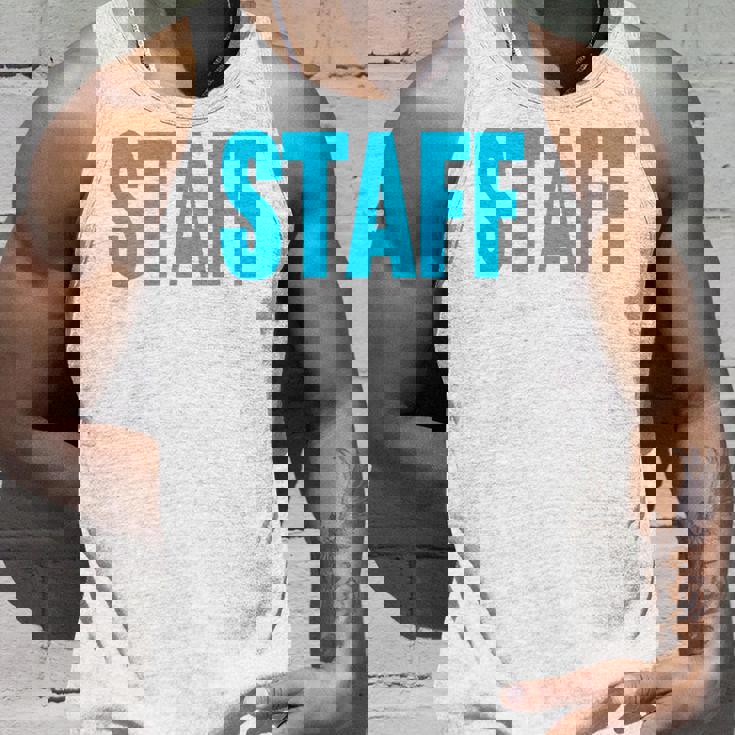 スタッフ イベント 衣装 クルー 音楽祭 バックプリント ワーカー タンクトップ 彼への贈り物