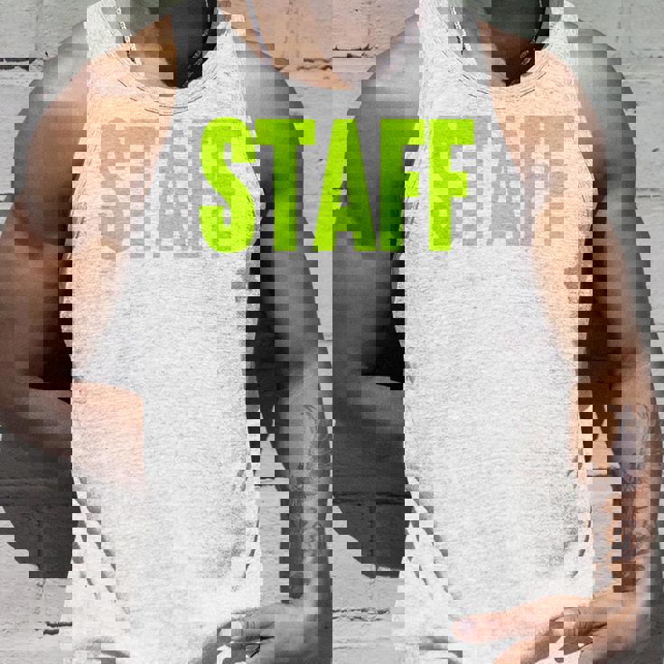 スタッフ イベント 衣装 クルー 音楽祭 Backprint ワーカー タンクトップ 彼への贈り物