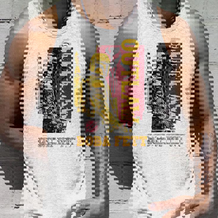 スターウォーズ ボバ・フェットの本 アウトロー 叙事詩 レトロ ポートレート タンクトップ 彼への贈り物