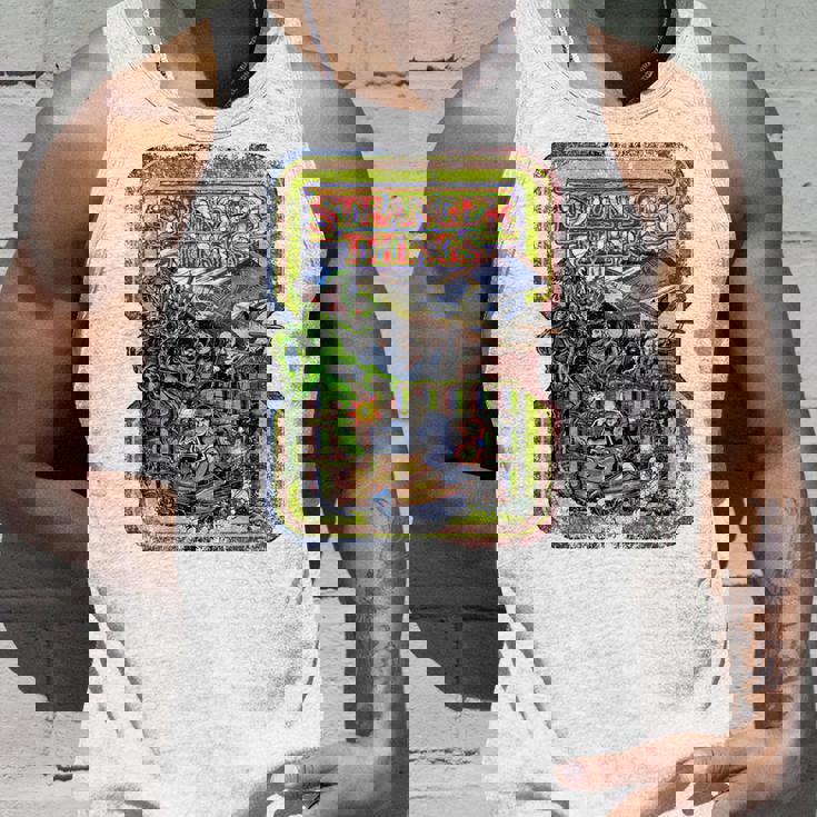 ストレンジャー・シングス プロモ コミック ホッパー デモゴルゴン ヴィンテージ 80年代 タンクトップ 彼への贈り物