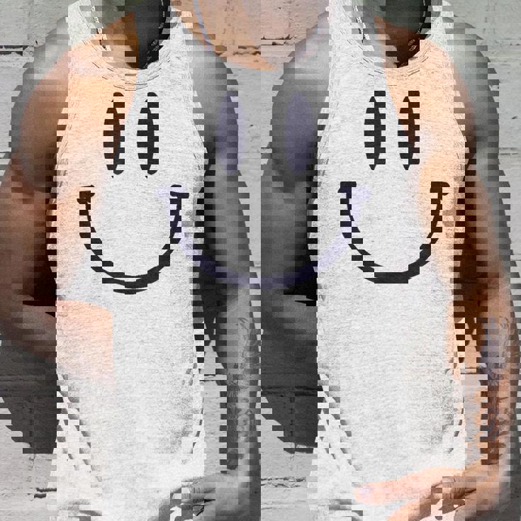 スマイリーフェイス キュート ポジティブ モチベーションアップ ハッピーススマイルフェイス タンクトップ 彼への贈り物