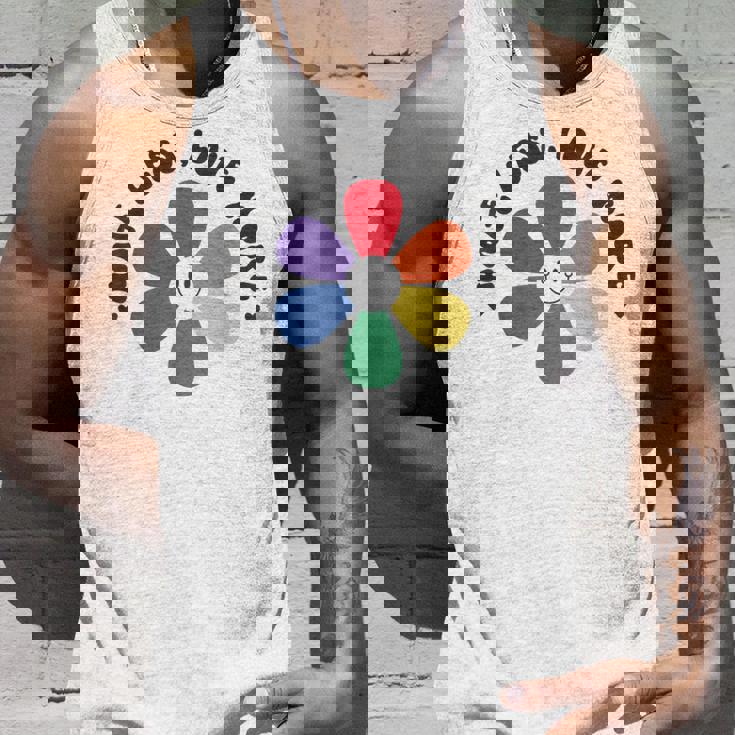 スマイル レインボー ハッピーフェイス 花 Lgbt ゲイ レズビアン プライド 月 タンクトップ 彼への贈り物