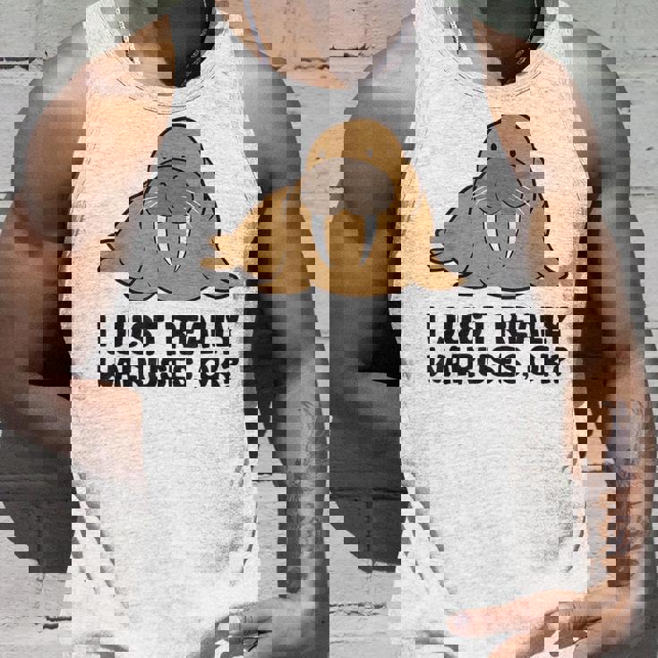 セイウチが本当に好きだよ、いいね？面白いセイウチ タンクトップ 彼への贈り物