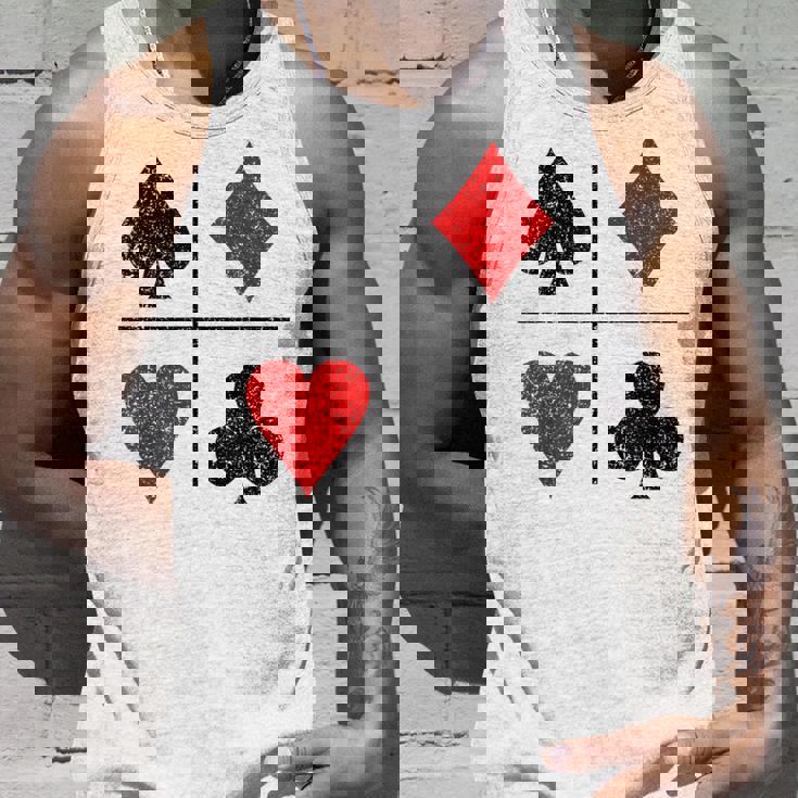 ダイヤモンド スペード ハーツ クラブ トランプスーツ ポーカー タンクトップ 彼への贈り物