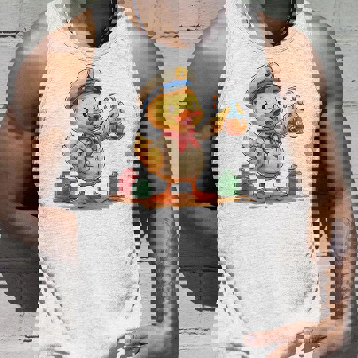 ダックビーイング・ア・オイラー、キュートなデザイン。 タンクトップ 彼への贈り物