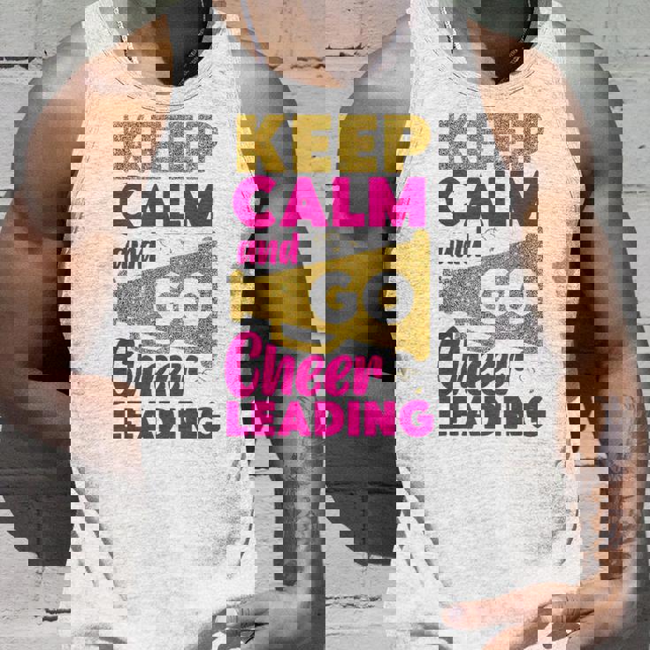チア チアリーディング Keep Calm And Go チアリーディング タンクトップ 彼への贈り物