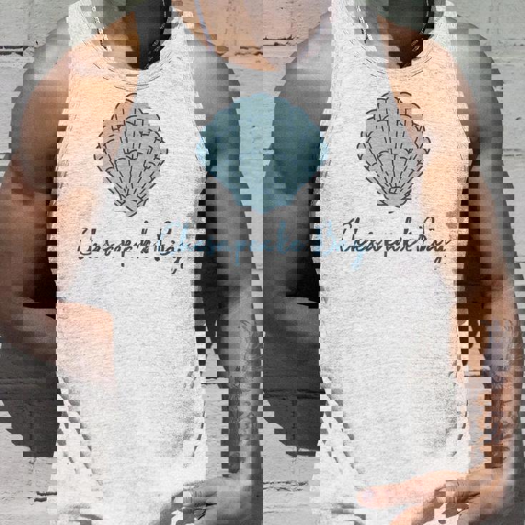 チェサピーク湾 ホタテ貝殻 貝殻 ビーチ 沿岸釣り タンクトップ 彼への贈り物