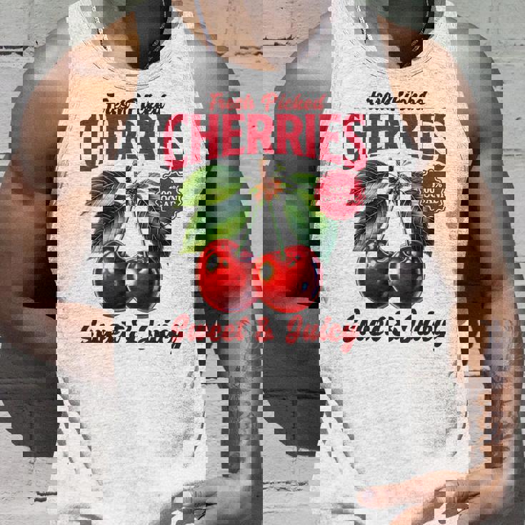 チェリーファーマーズマーケット フレッシュピックチェリー チェリー好き タンクトップ 彼への贈り物