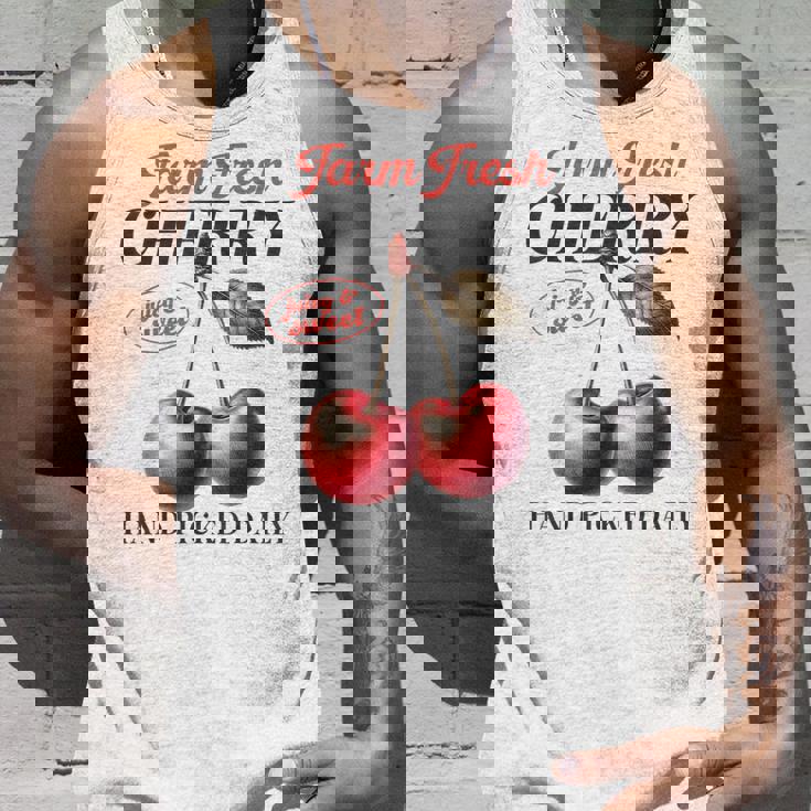 チェリーフルーツ スイートジューシーレッドチェリー 食通ギフト タンクトップ 彼への贈り物