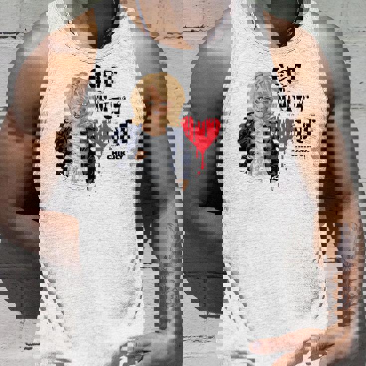 チャッキー・ティファニー・イート・ユア・ハート・アウト・バレンタイン タンクトップ 彼への贈り物