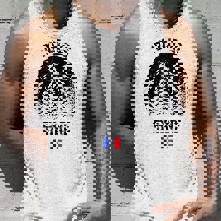 ティニュ フランス アルプス スキー場 アルペンスキー フランス国旗 タンクトップ 彼への贈り物