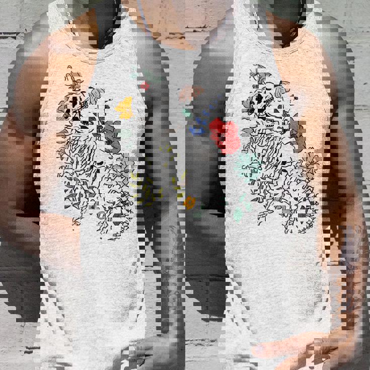 ティラノサウルス 恐竜 骨格 化石 古生物学 タンクトップ 彼への贈り物