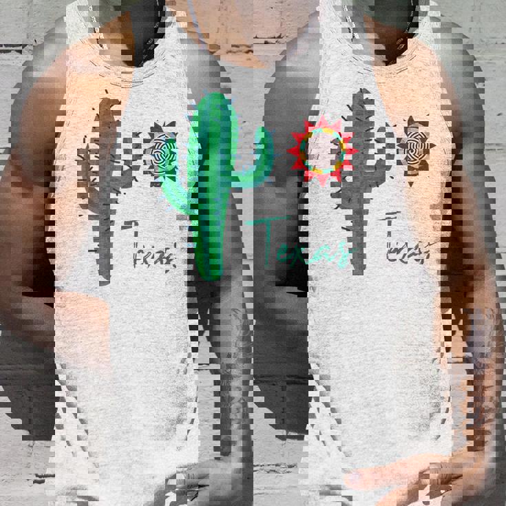 テキサス キュート 気まぐれなサボテン 南西部の太陽 砂漠 バケーション タンクトップ 彼への贈り物