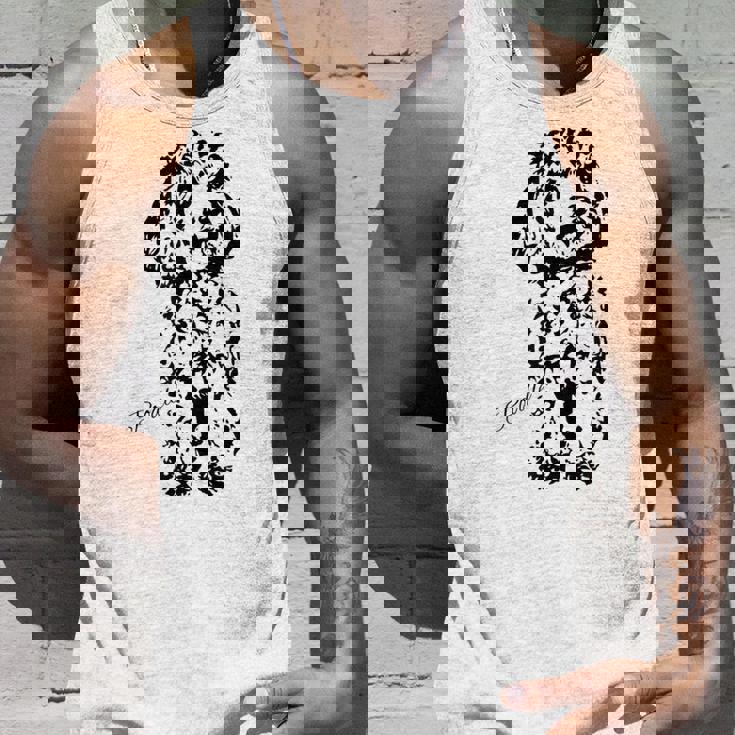 トイプードル かわいい犬好きのギフト レディース スタンダードプードル メンズ タンクトップ 彼への贈り物