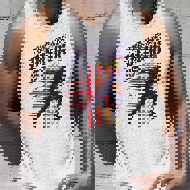 トラックアンドフィールド常に何かが残っている タンクトップ 彼への贈り物