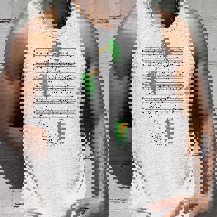 トロンボーン奏者 カエル トロンボーン好きのトロンボーン愛好家 トロンボーン音記号 タンクトップ 彼への贈り物