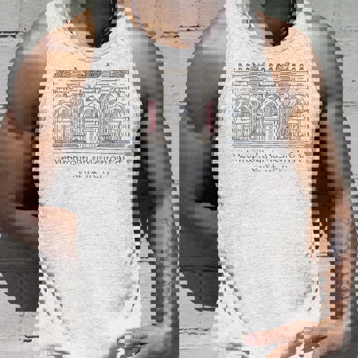 ニューヨーク、メトロポリタン美術館、アメリカ、手描き タンクトップ 彼への贈り物