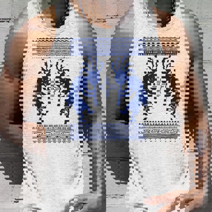 ネイティブアメリカン カルチャー ココペリ ミュージシャンボーダー 1 楽しい タンクトップ 彼への贈り物