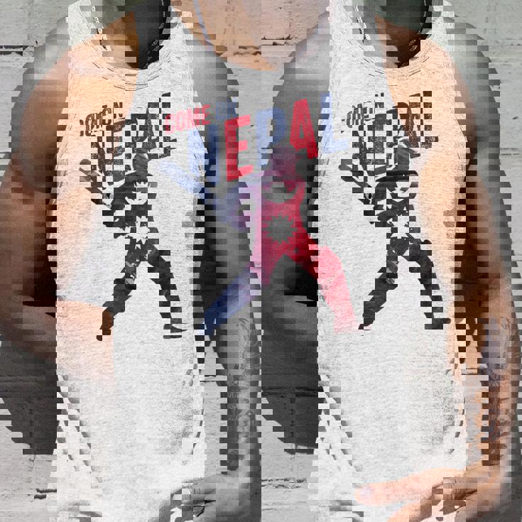 ネパールクリケットジャージ 2024 ネパール国旗サポーター クリケットファン タンクトップ 彼への贈り物