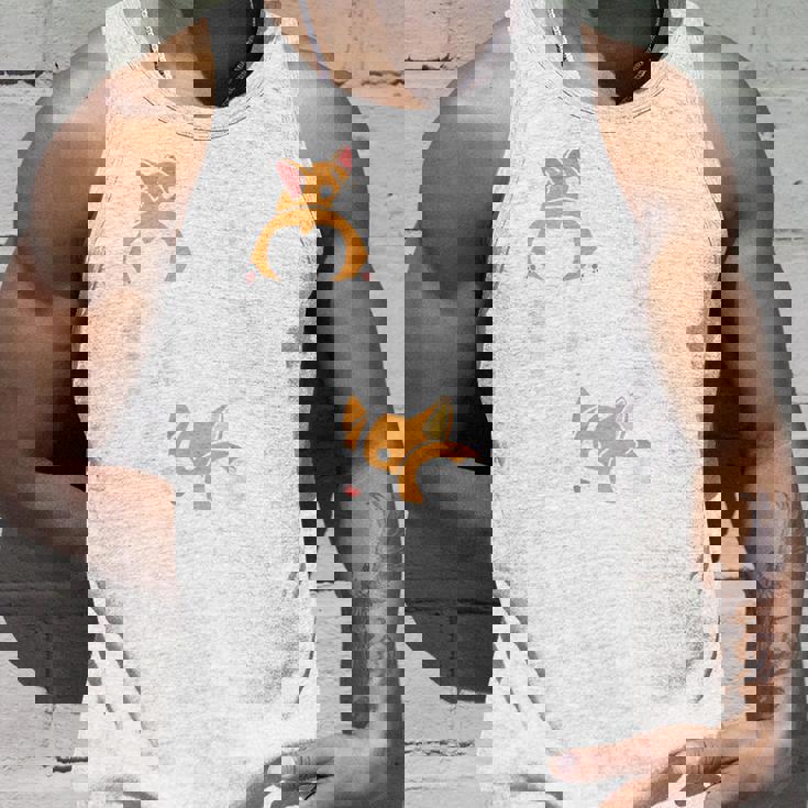 バックプリント ノッシン お尻 犬 かわいい コーギー タンクトップ 彼への贈り物