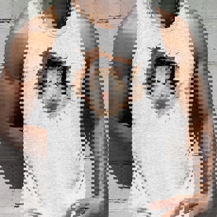 ハムスター アニマル柄 動物園 ポートレート イラスト 顔 ハムスター タンクトップ 彼への贈り物