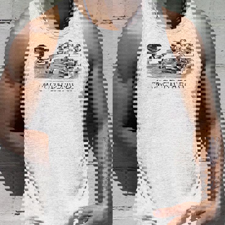 ハム・ラジオ用ヴィンテージモールス信号 Cwオペレーター タンクトップ 彼への贈り物