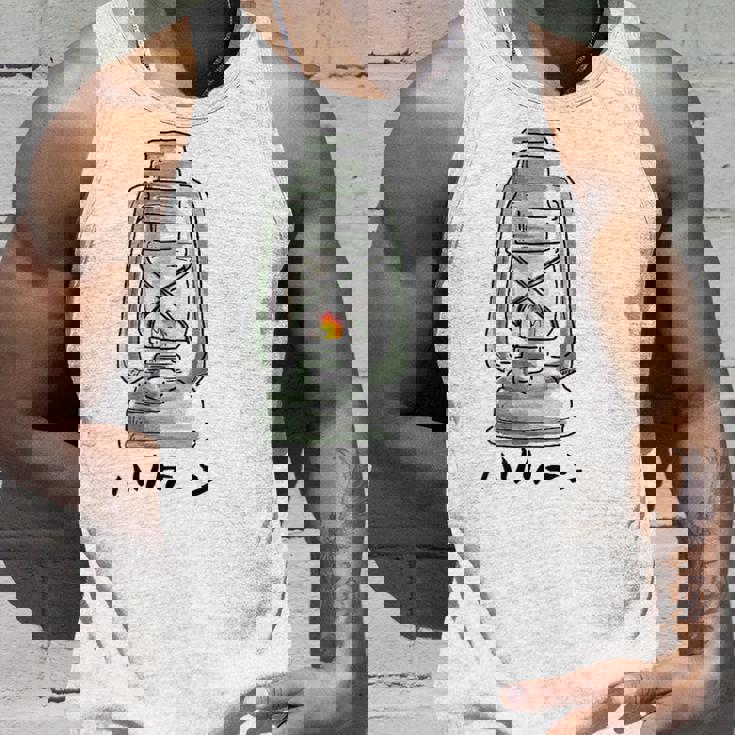 ハリケーンランタンtシャツ白 タンクトップ 彼への贈り物