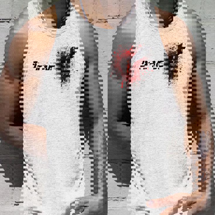 ハロウィンホラー血染み傷＆血傷元気です タンクトップ 彼への贈り物