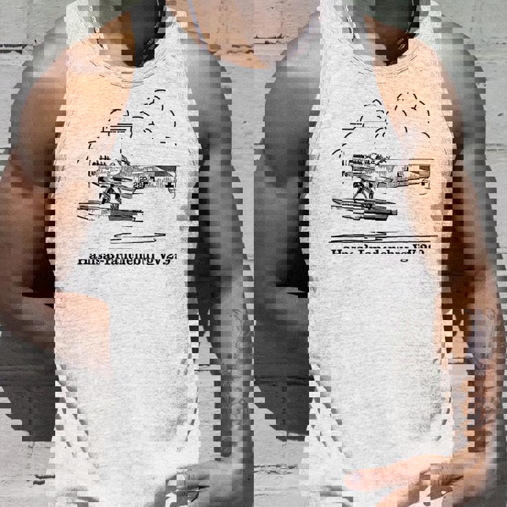 ハンザ ブランデンブルク W29 ドイツ水上飛行機 空飛ぶ雲 タンクトップ 彼への贈り物