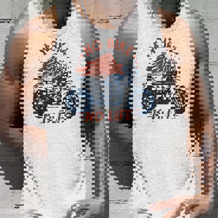 バイク 面白tシャツ No Bike No Life メンズ オートバイ モーターサイクル おもしろ ツーリング 服 タンクトップ 彼への贈り物