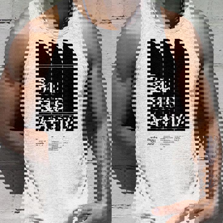 バウハウスアーカイブ – モダニストベルリンデザイン タンクトップ 彼への贈り物