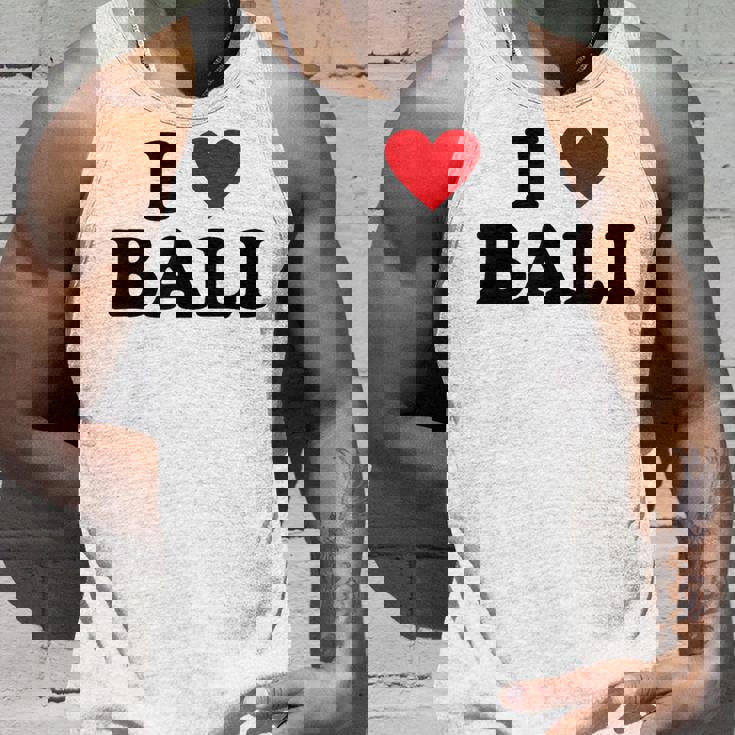 バケーションアイランドハート-ファニーアイラブバリ タンクトップ 彼への贈り物