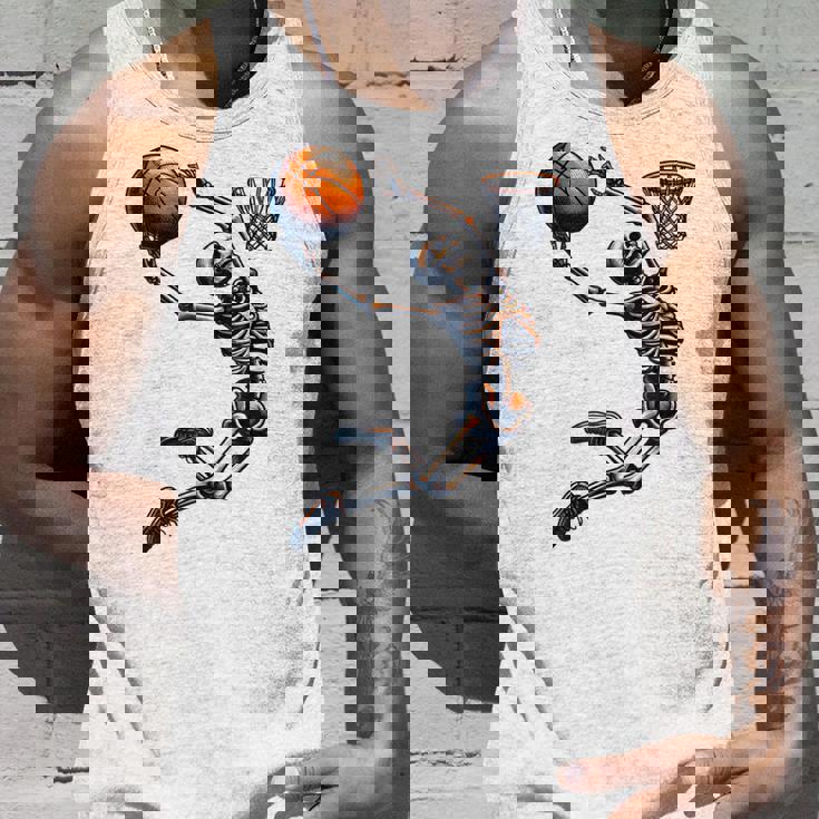 バスケットボール スケルトン ハロウィン 男性 男の子 バスケットボール ハロウィン タンクトップ 彼への贈り物