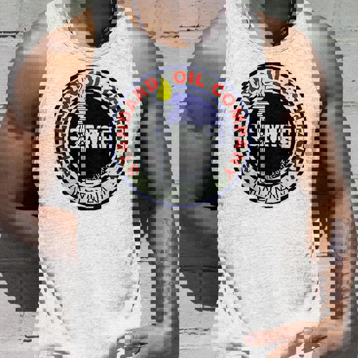 バックプリントのみ レトロ ヴィンテージ ガソリンスタンド 標準モーターオイル タンクトップ 彼への贈り物